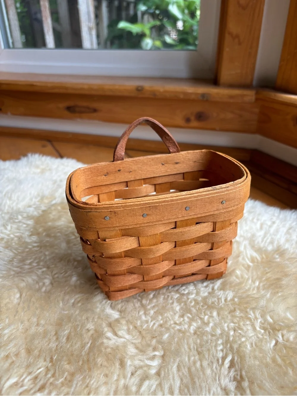 Vintage 90s Longaberger Basket